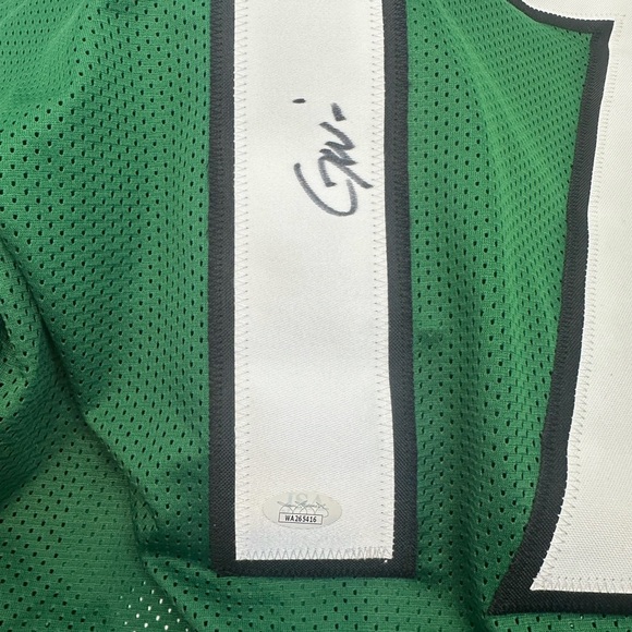Garrett Wilson Autographed Signed New York Jets XL Custom Jersey - JSA Hologram - Picture 6 of 6